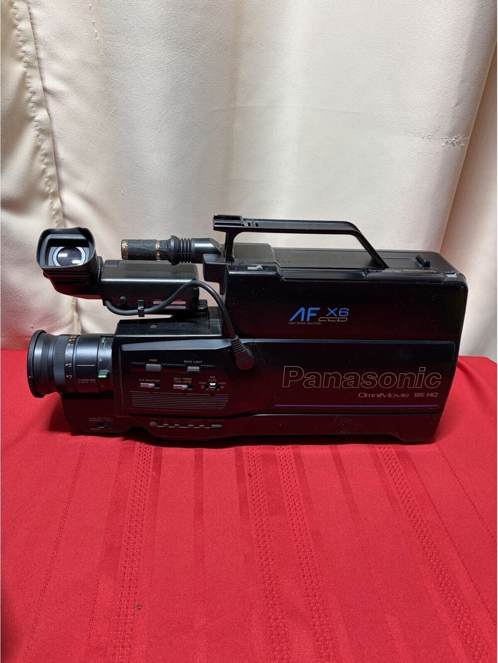 Panasonic OmniMovie vhs HQ vintage With Case